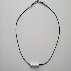 Black pearl necklace